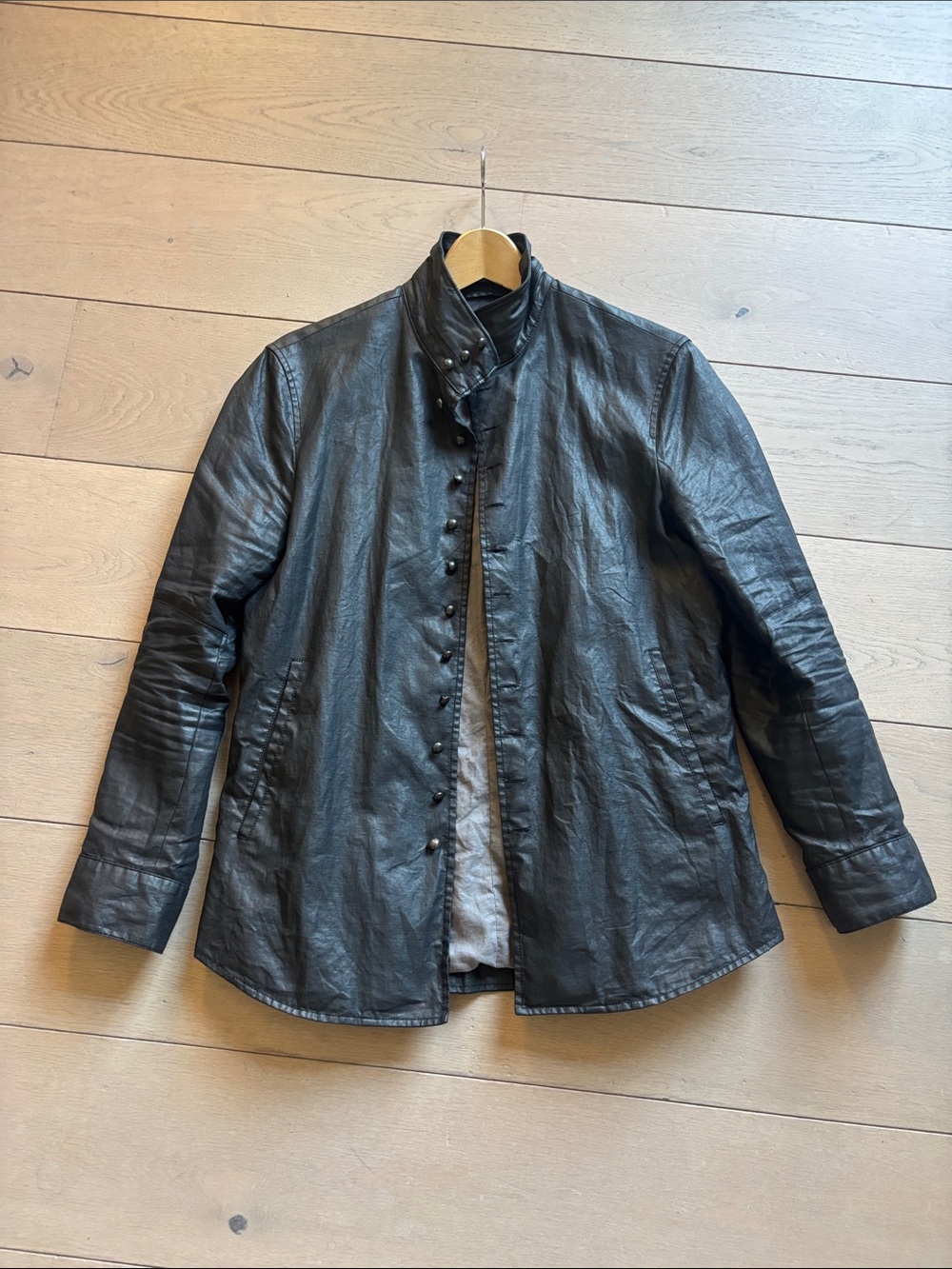 John Varvatos coated jacket